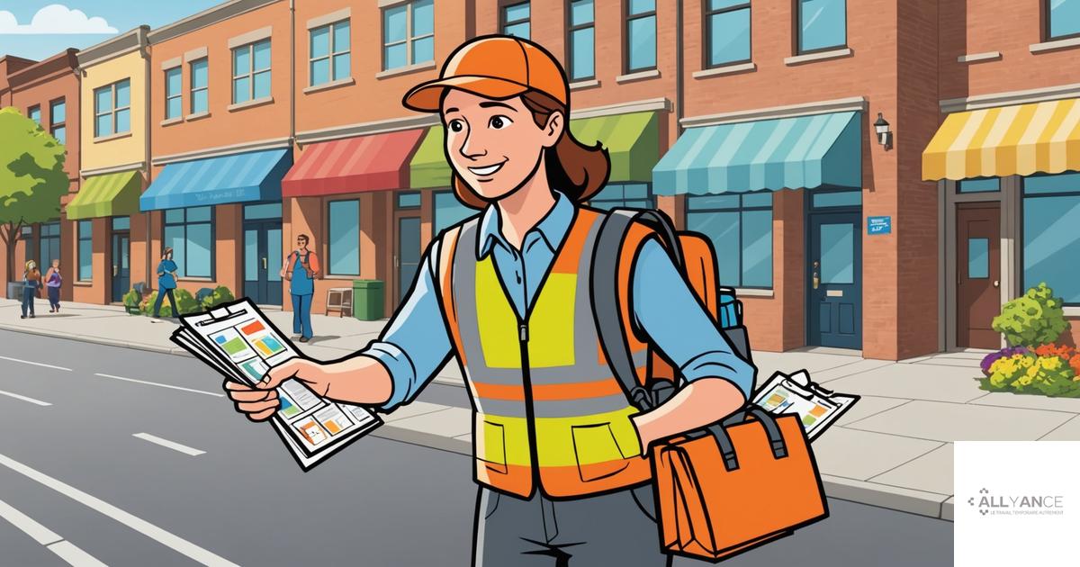 Distributeur H/F de Flyers