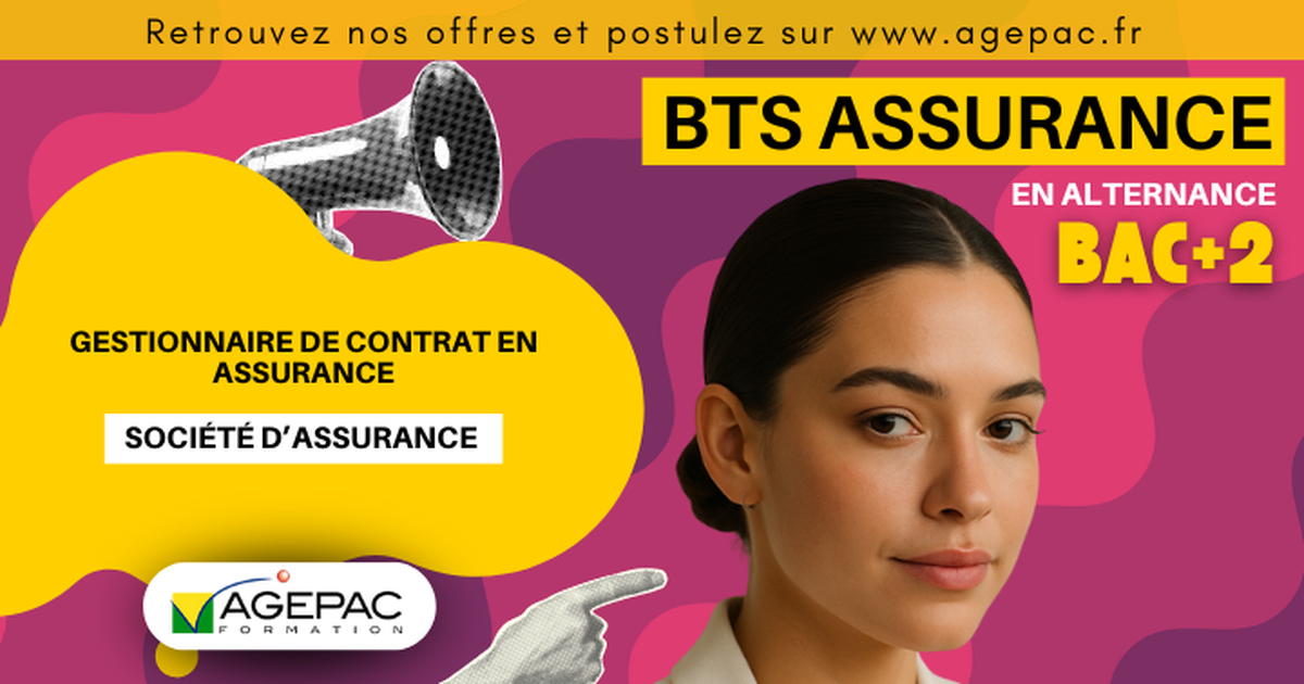 Gestionnaire de contrat en assurance (H/F) – BTS Assurance en Alternance | REF0030