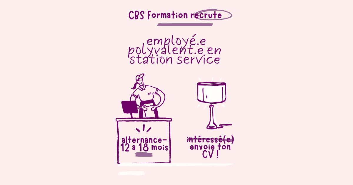 employé polyvalent station service en apprentissage H/FI Saint Paul I CBS Formation