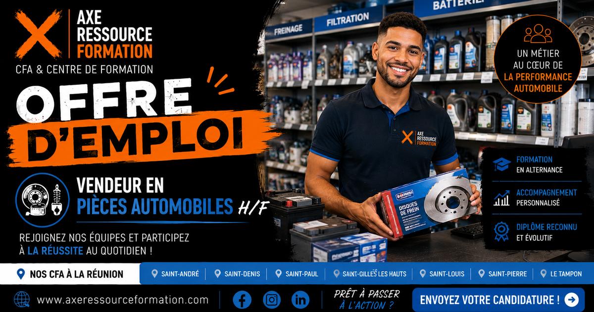 Vendeur en pièces automobiles H/F