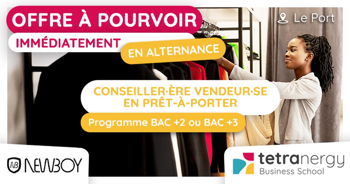 VENDEUR·SE EN MAGASIN DE PRÊT-À-PORTER (Le Port)