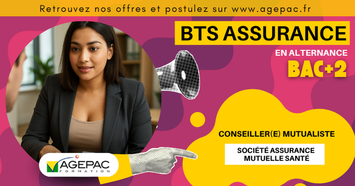 Conseiller(e) mutualiste en assurance (H/F) – BTS Assurance en alternance dans une mutuelle santé | REF0037