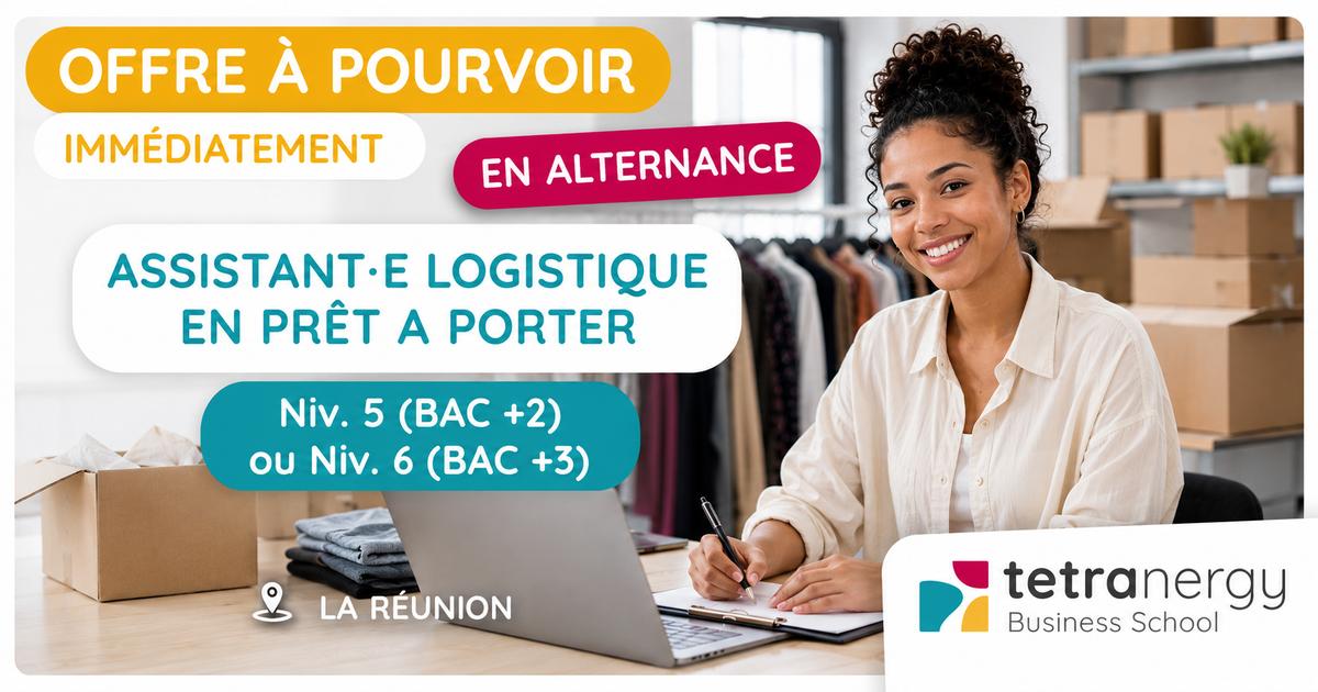 ASSISTANT·E LOGISTIQUE EN PRÊT A PORTER (Saint-Louis - Saint-Pierre - Le Tampon)