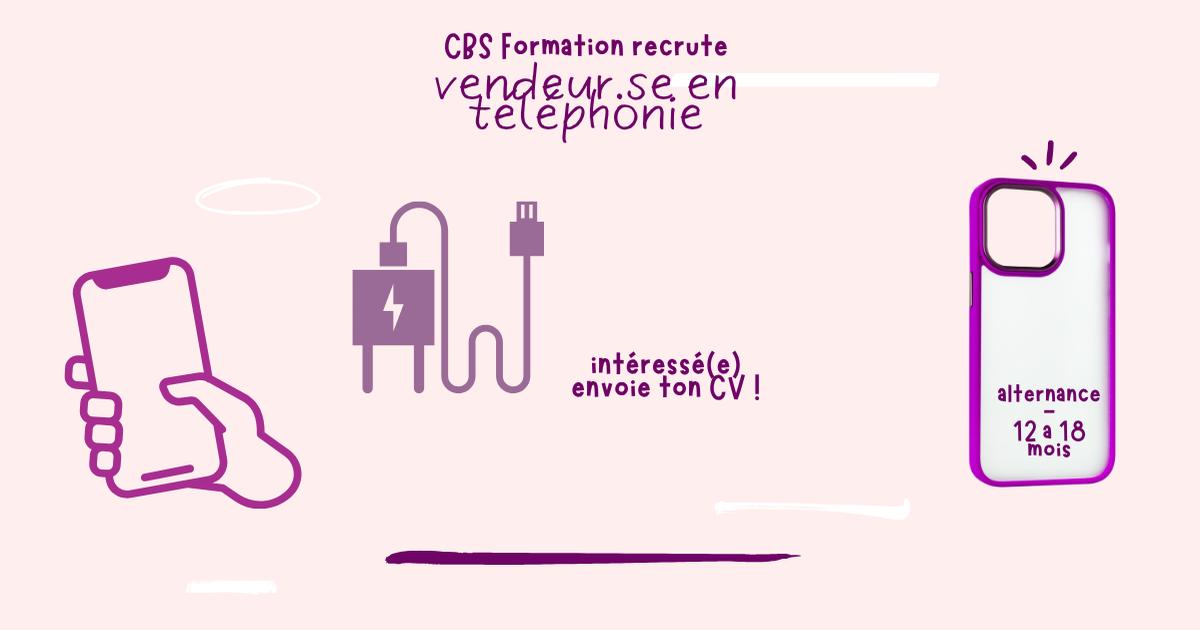 conseiller de vente H/F en telephonie et informatique  I Saint Paul I CBS Formation