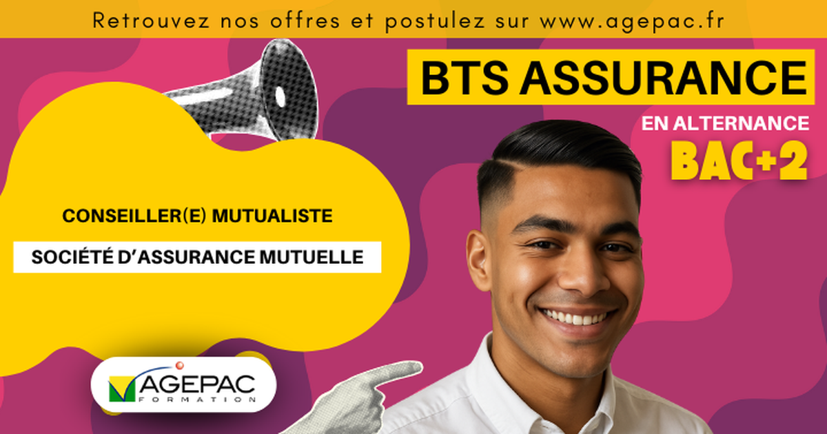 Conseiller(e) mutualiste  (H/F) – BTS Assurance en alternance dans une société d'assurance mutuelle | REF0105