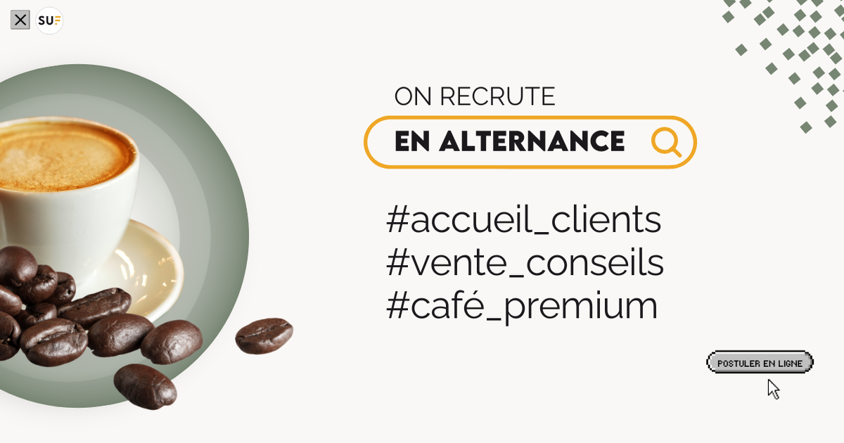 Manager dans un coffee shop (H/F) / ORLEANS / ALTERNANCE