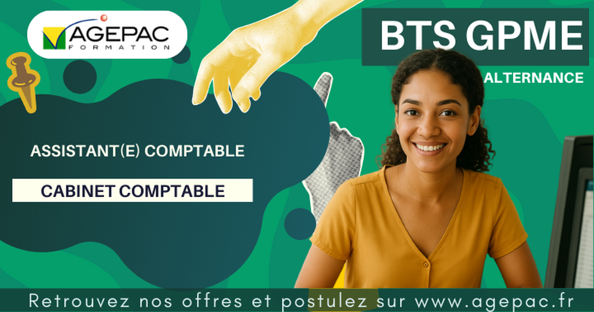 Assistant(e) de gestion comptable (H/F) - BTS GPME en alternance dans un cabinet de gestion comptable | REF0016