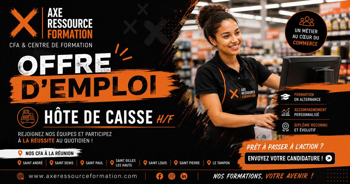 Employé de caisse en grande distribution H/F