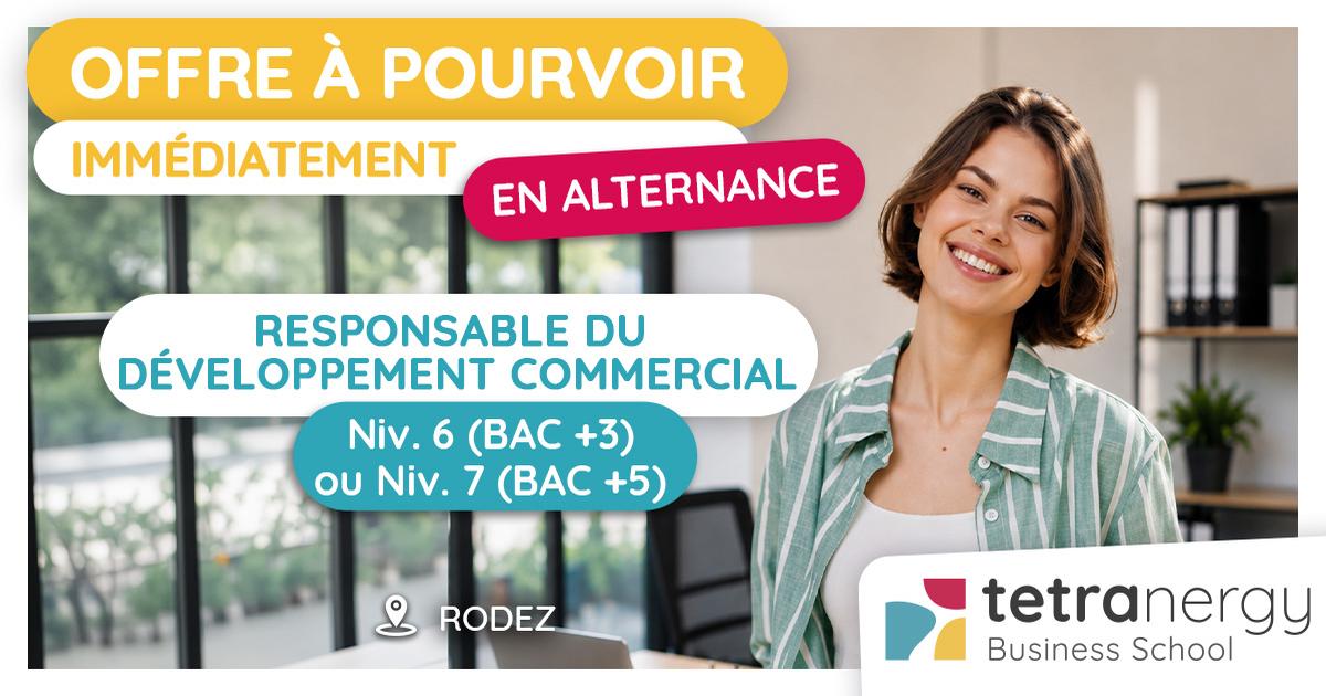 RESPONSABLE DU DÉVELOPPEMENT COMMERCIAL (Rodez)
