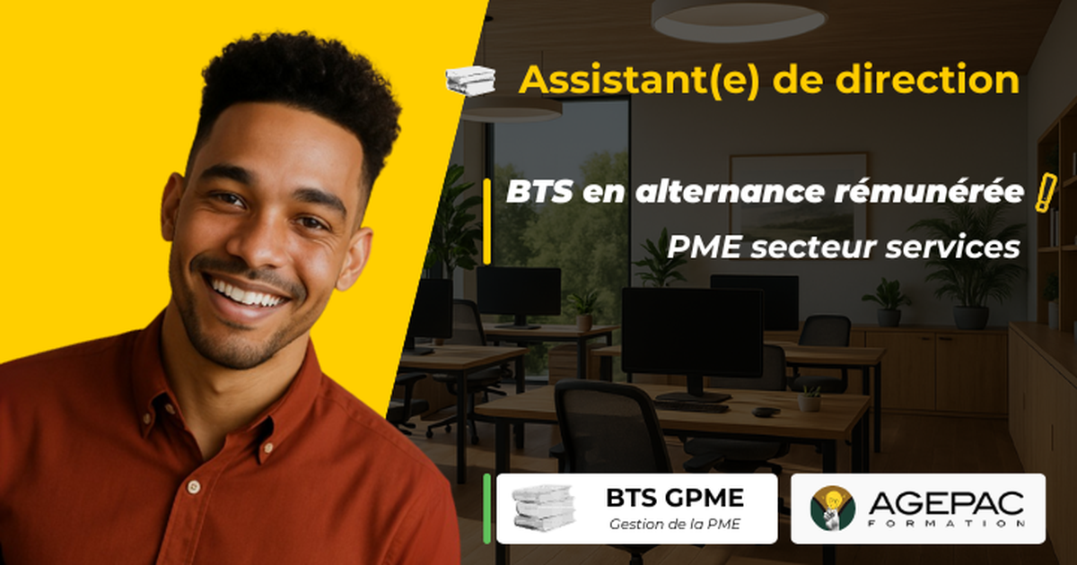 Assistant(e) de Direction et Gestion Administrative – PME Familiale dans les Services (H/F) - BTS GPME en Alternance  | REF9294
