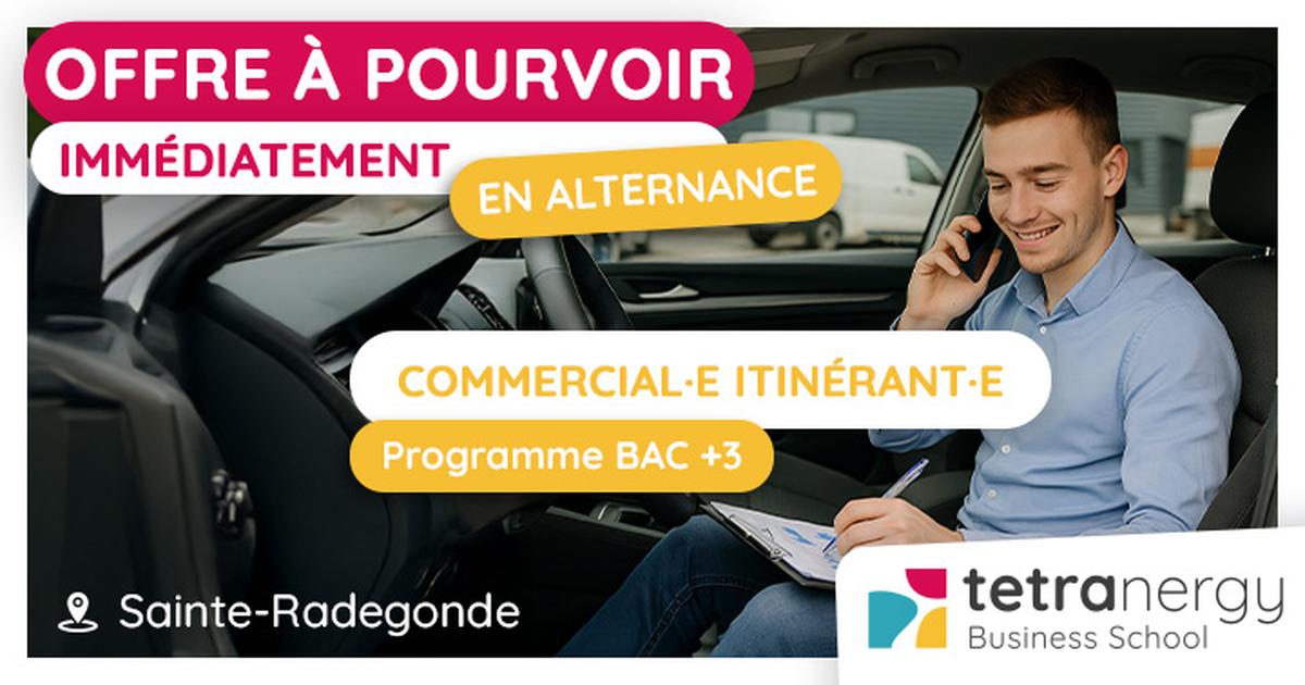 COMMERCIAL·E ITINÉRANT·E (Sainte-Radegonde)