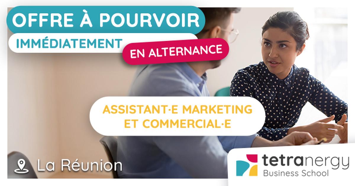 ASSISTANT·E COMMERCIAL·E & ÉVÉNEMENTIEL (Saint-Pierre)