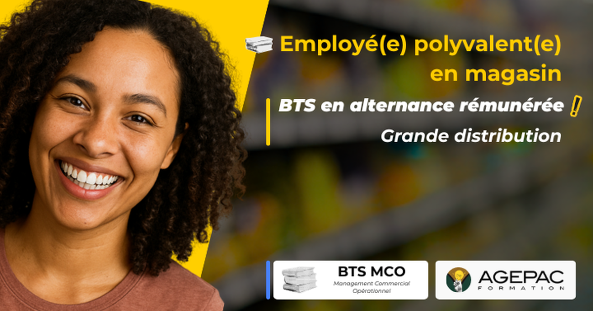 Assistant(e) Polyvalent(e) en Magasin (H/F) - BTS MCO en alternance dans une Grande Surface | REF00602