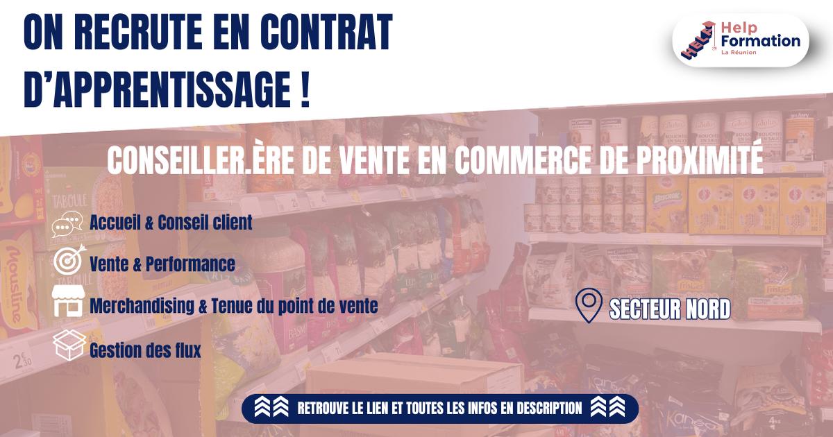 Conseiller de vente H/F en commerce de proximité (contrat d'apprentissage) (12/08/2026)