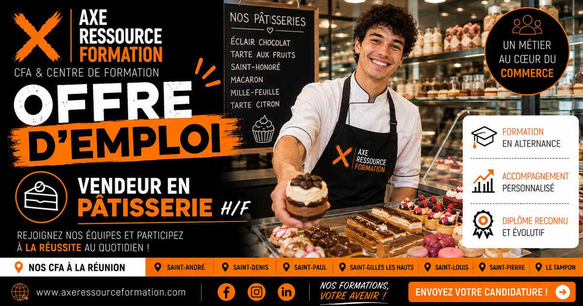 Vendeur en pâtisserie H/F