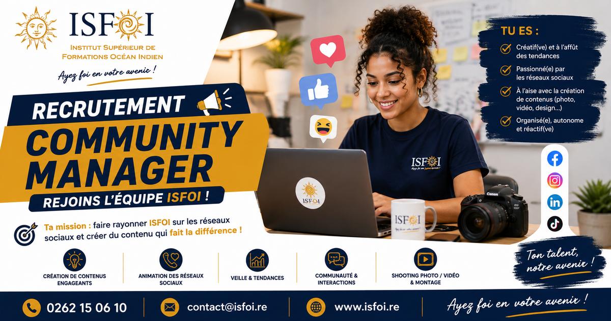 [ISFOI] Community Manager H/F