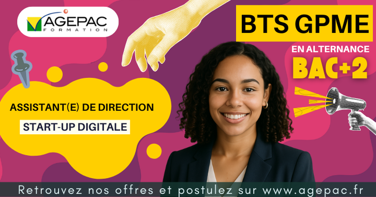 Assistant(e) de direction en alternance - Startup Digital - BTS GPME | ref0012