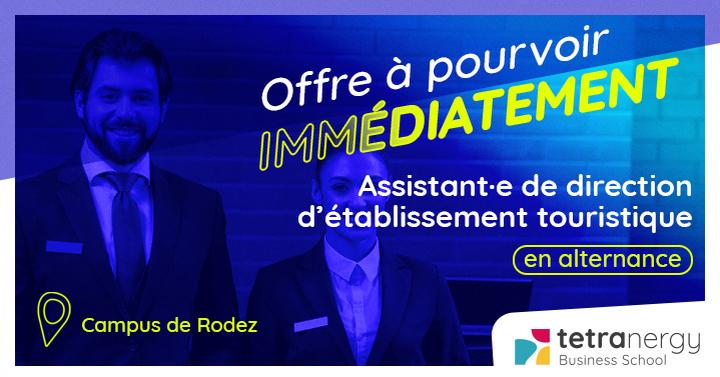 ASSISTANT·E DE DIRECTION D'ÉTABLISSEMENT TOURISTIQUE (Sébazac)