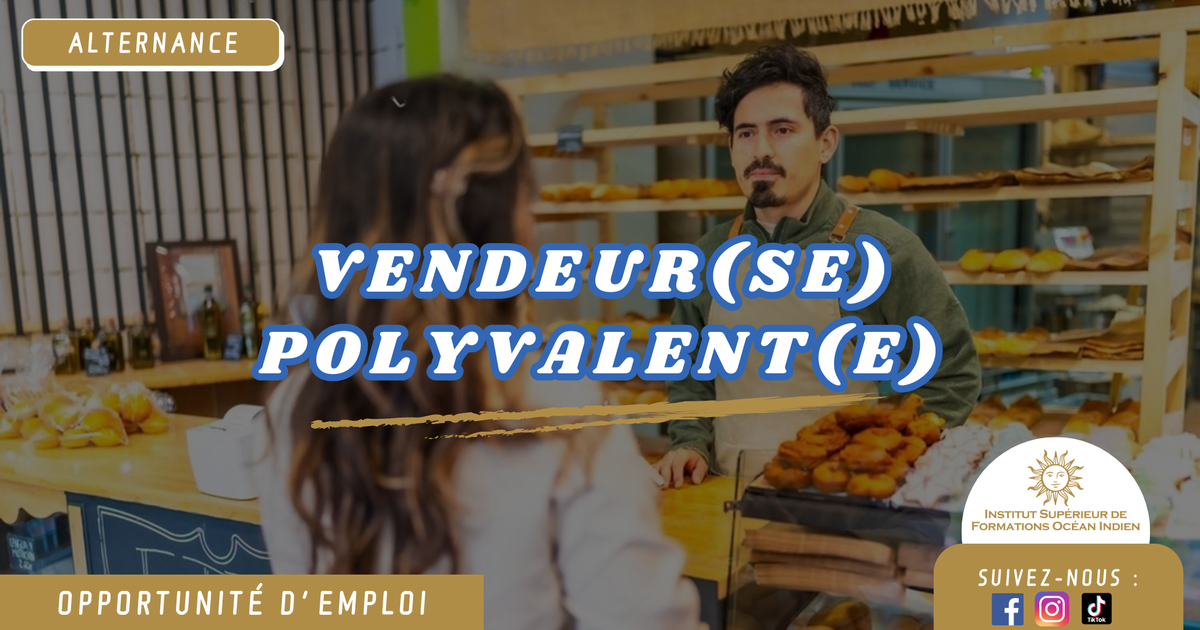 [OUEST] Vendeur(se) Polyvalent(e)