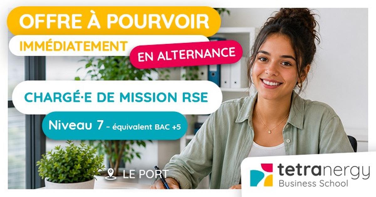 CHARGÉ·E DE MISSION RSE / HSE (Le Port)