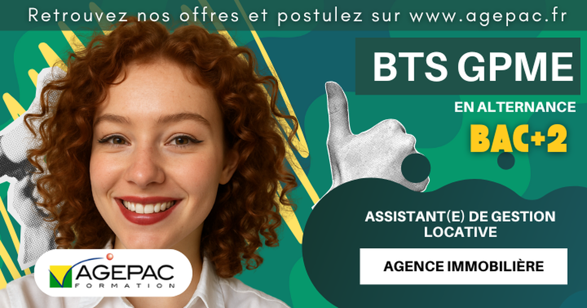 Assistant(e) de Gestion Locative (H/F) - BTS GPME EN ALTERNANCE | Ref143