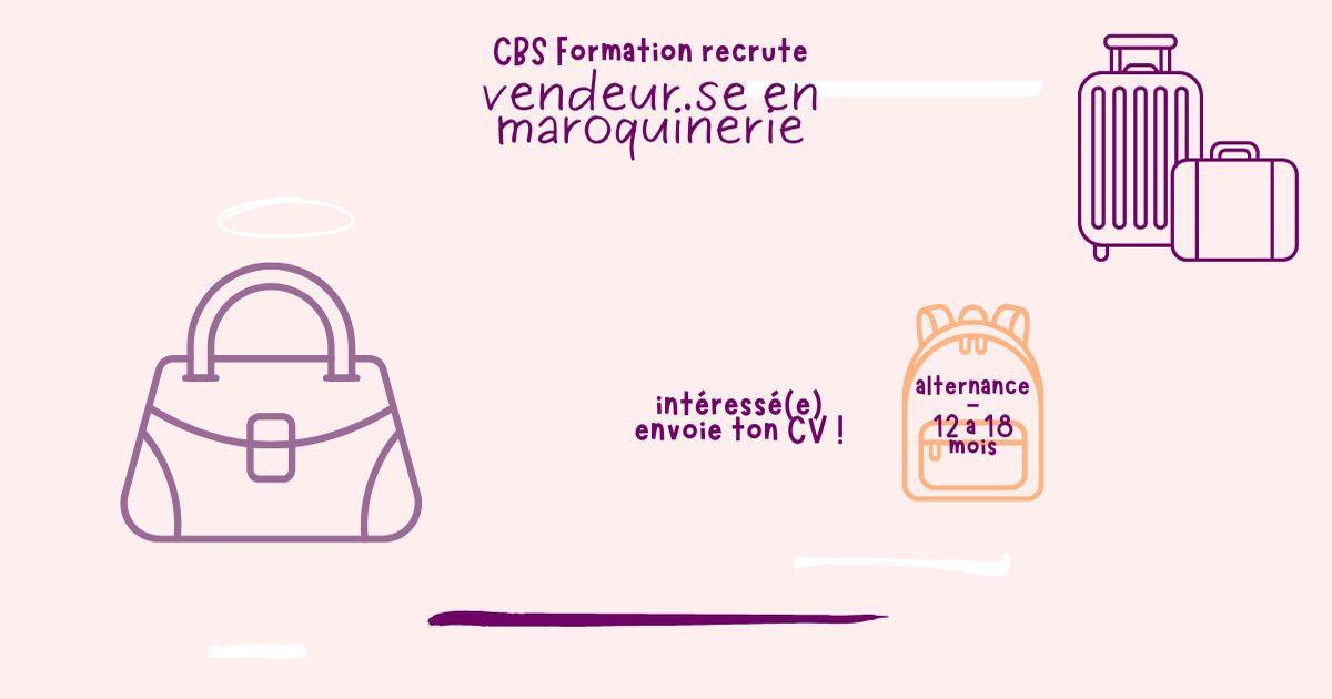 Conseiller de vente dans un magasin de bagages H/F I Saint-Paul I CBS FORMATION