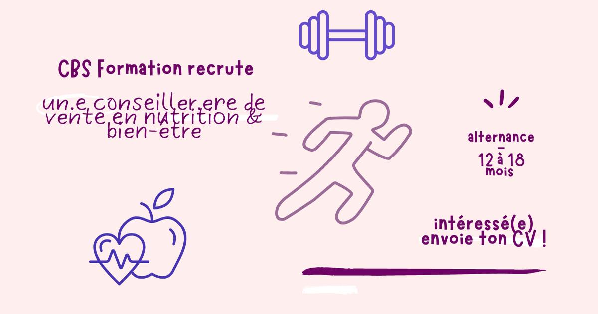 Conseiller(ère) de vente dans un magasin de nutrition sportive H/F I Saint-Denis I CBS FORMATION
