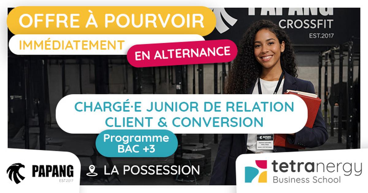 CHARGÉ·E JUNIOR DE RELATION CLIENTÈLE & CONVERSION, EN SALLE DE SPORT (La Possession)