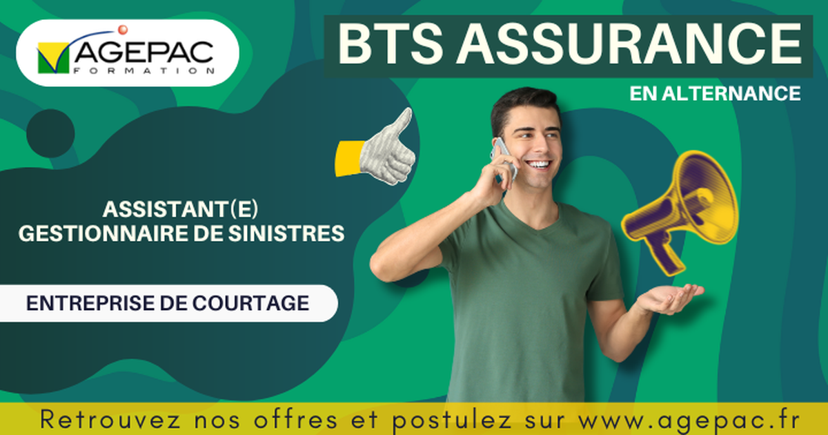 Assistant(e) Gestionnaire de Sinistres (H/F) en Assurance - BTS Assurance en Alternance au sein d'une Entreprise de Courtage | REF818