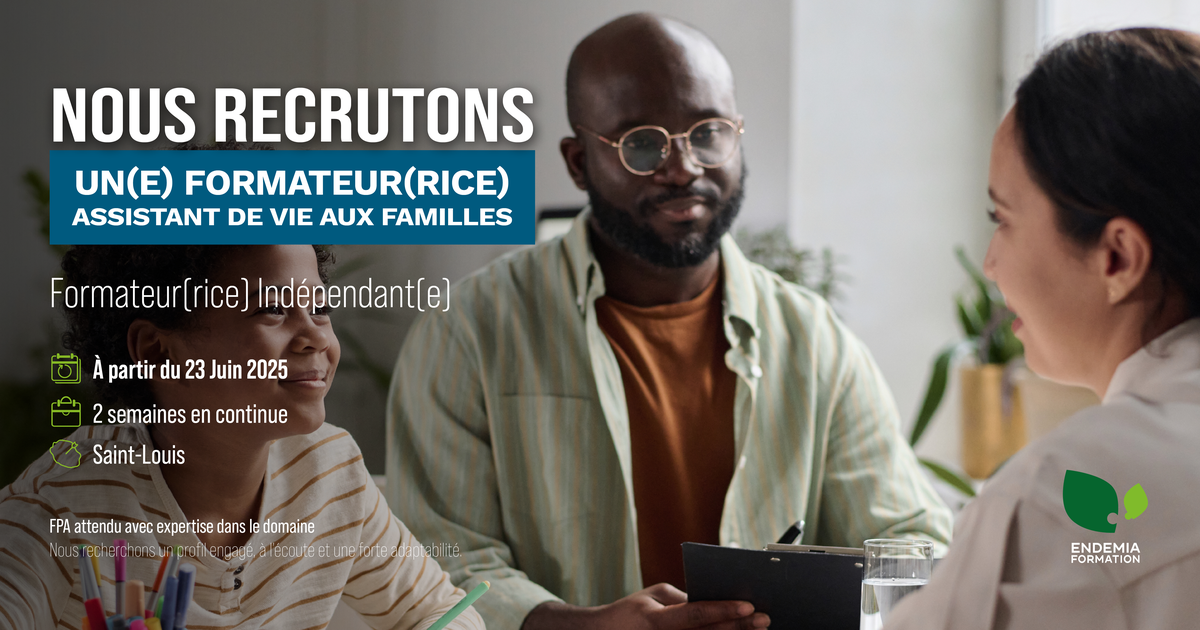 FORMATEUR ASSISTANT DE VIE AUX FAMILLES H/F