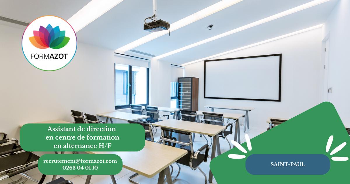Assistant de direction dans un centre de formation en alternance H/F - (Saint-Paul)