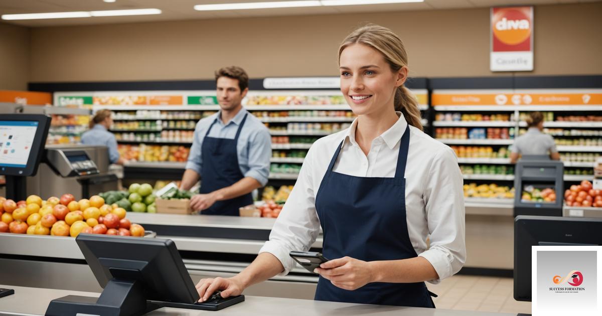 Hôte de caisse H/F en grande distribution