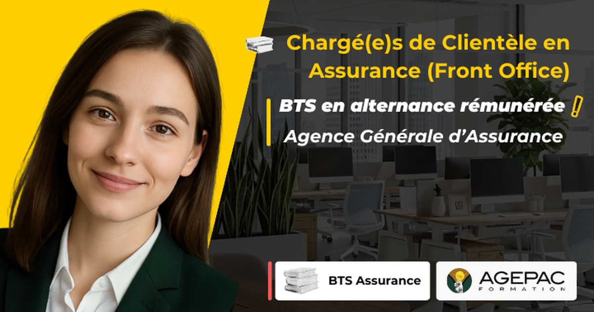 Conseiller(ère) Clientèle en Assurance (H/F) en Alternance au sein d'une Société de Courtage | REF00382
