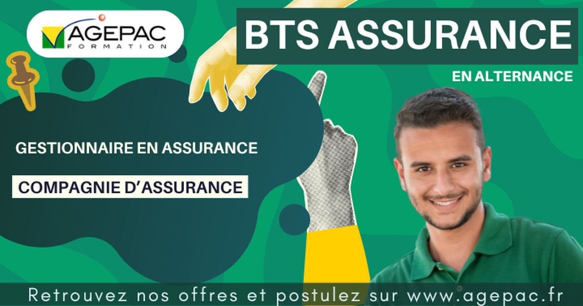 GESTIONNAIRE EN ASSURANCE (H/F) - BTS ASSURANCE EN ALTERNANCE - IARD | Ref265