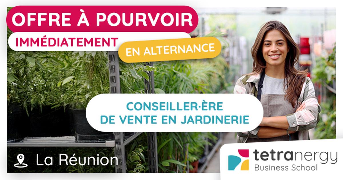 CONSEILLER·ÈRE DE VENTE EN JARDINERIE (Saint-Pierre)