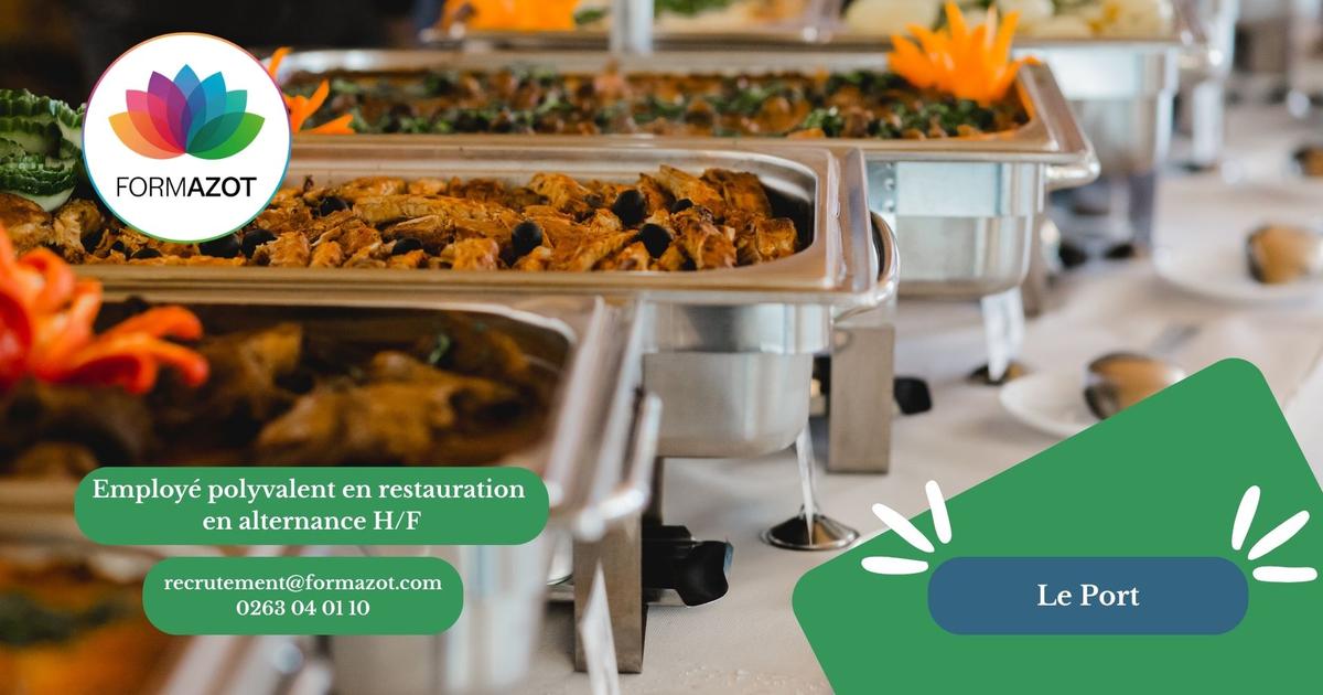 Employé polyvalent en restauration en alternance H/F - (Le Port)