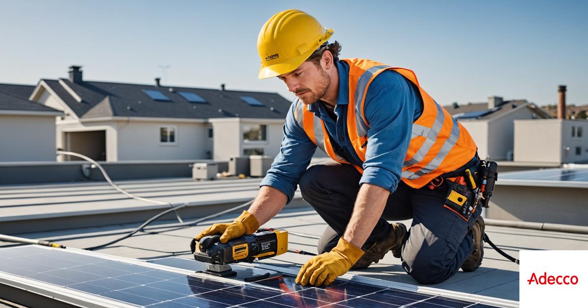 Monteur panneau photovoltaique (H/F)