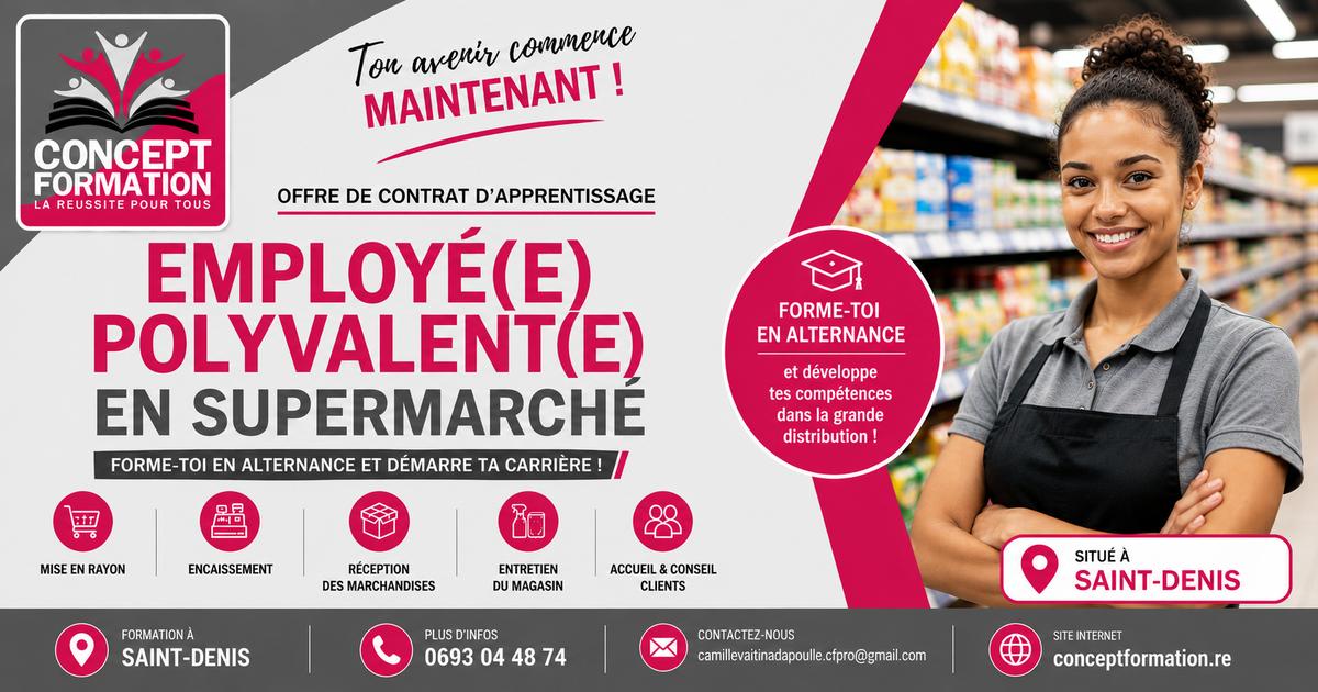 Employé(e) polyvalent(e) en supermarché