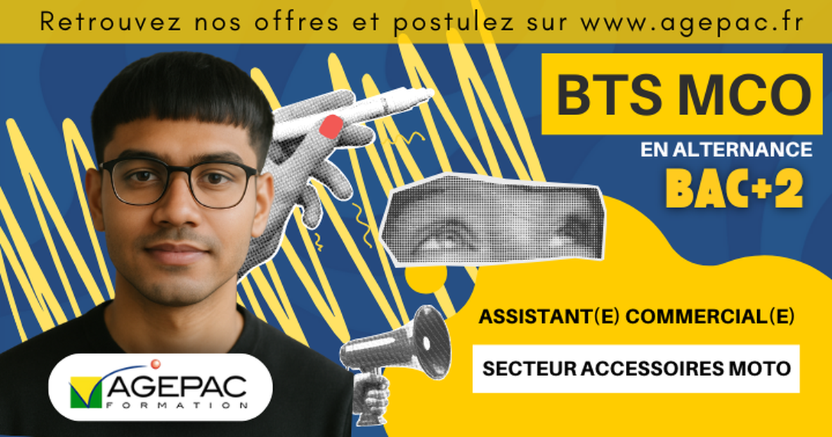 ASSISTANT(E) COMMERCIAL(E) (H/F) secteur accessoires moto - BTS MCO EN ALTERNANCE | Ref453