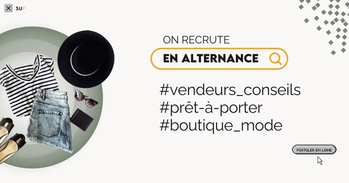 Conseiller vendeur en prêt à porter (H/F) / Orléans / Alternance