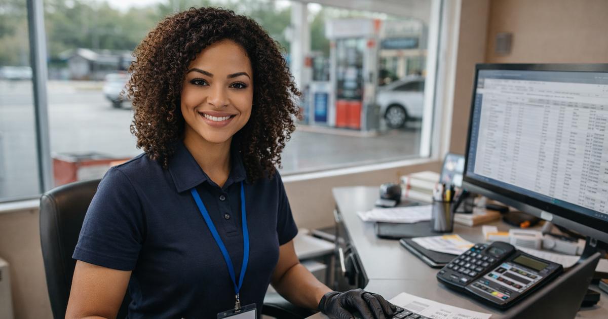 Secrétaire comptable en ALTERNANCE en station service - St-André (H/F)