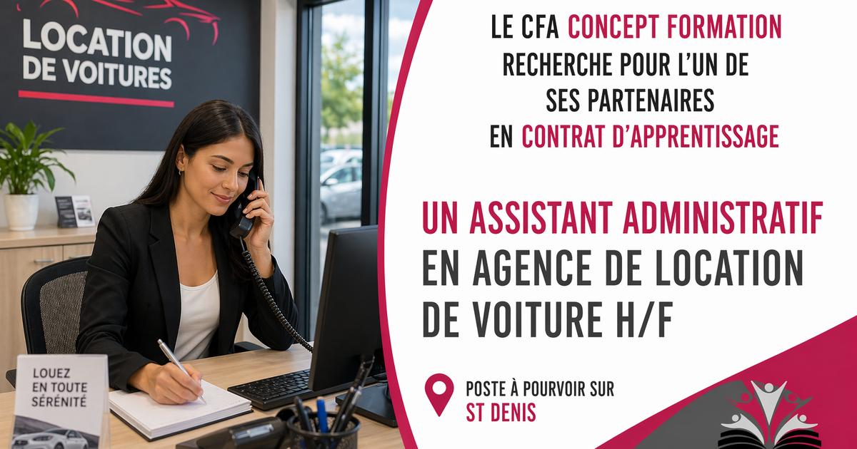 Assistant(e) Administratif(ve) en agence de location de voitures (H/F)