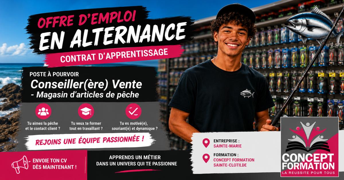 Vendeur/Vendeuse en article de pêche