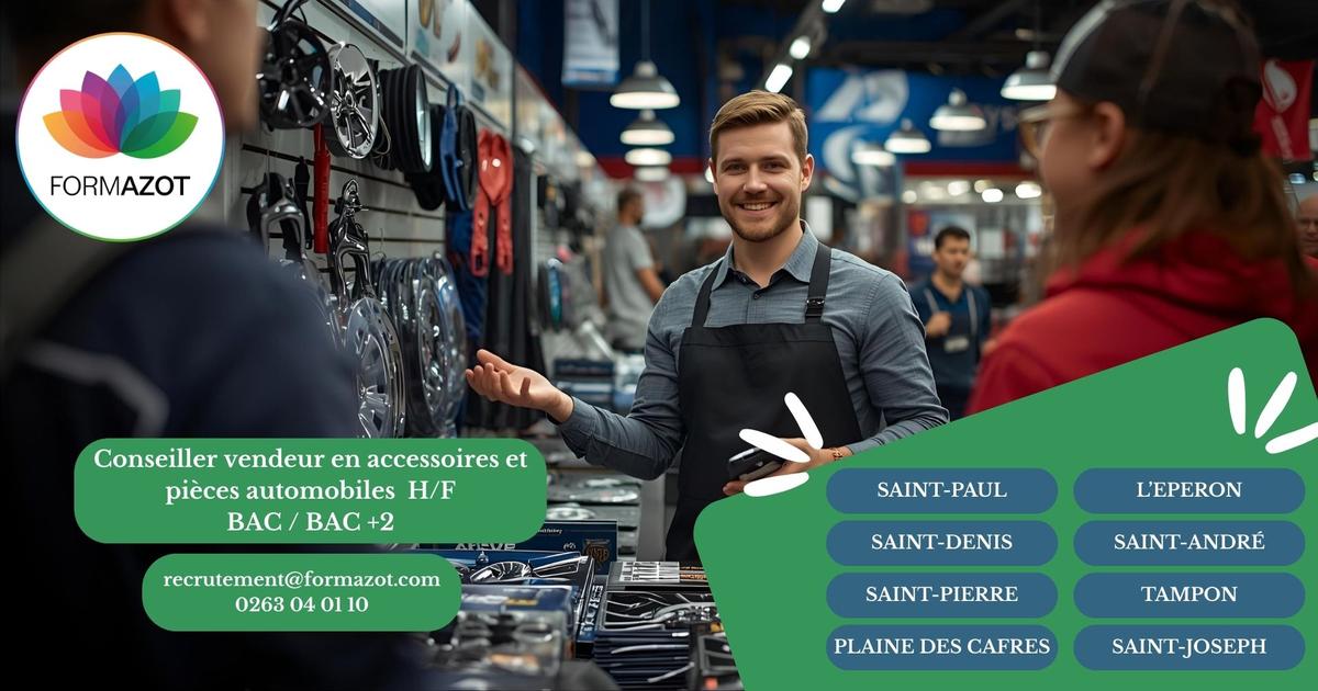 Conseiller vendeur en accessoires et pièces automobiles en alternance H/F