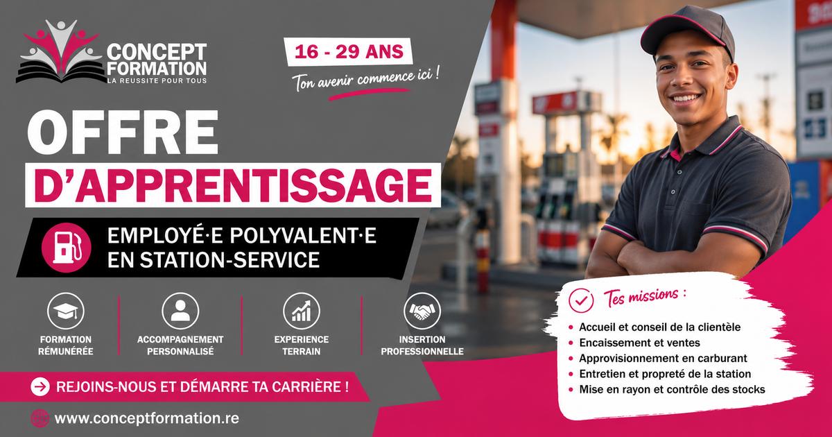Employé(e) polyvalent(e) en station-service