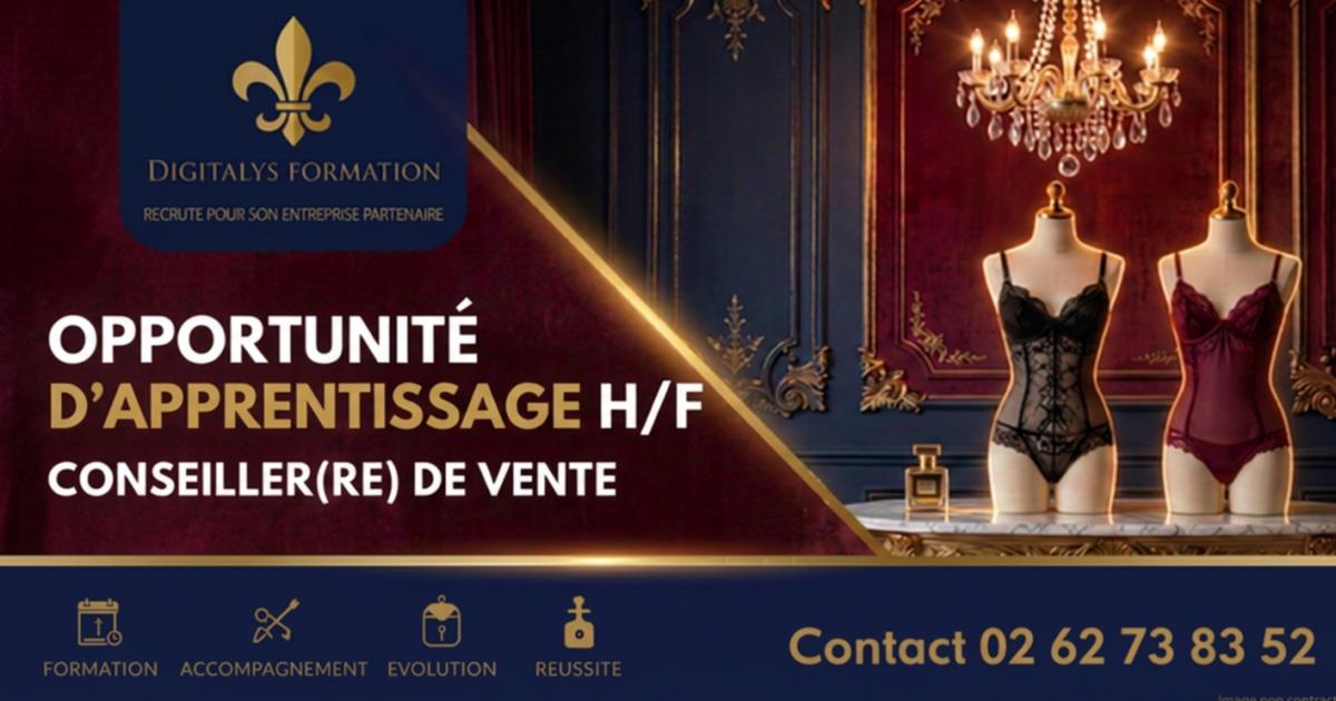 Offre d'Apprentissage – Conseiller(ère) de Vente en Lingerie Fine (H/F)