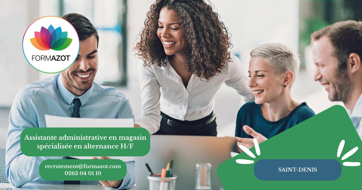Assistante administrative en magasin spécialisée en alternance H/F - (Saint-Denis)