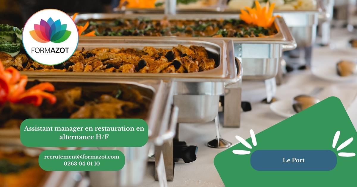 Assistant manager en restauration en alternance H/F - (Le Port)