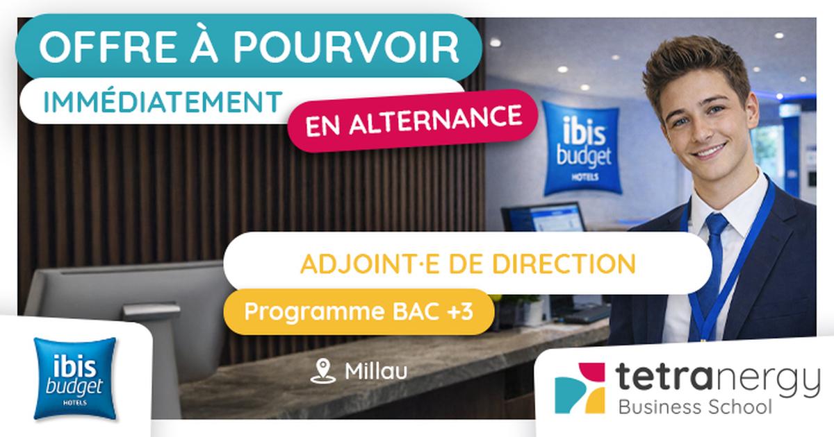 ASSISTANT·E DE DIRECTION D'ÉTABLISSEMENT TOURISTIQUE (Millau)