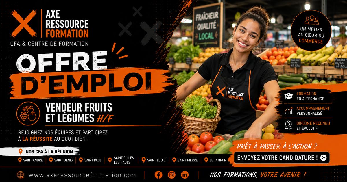Vendeur en fruits et légumes H/F